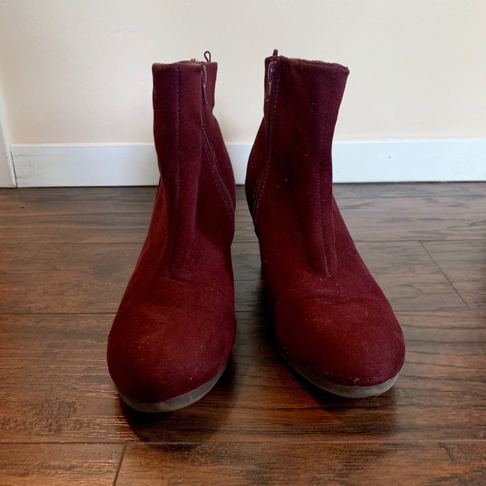 Maroon Booties - image 3
